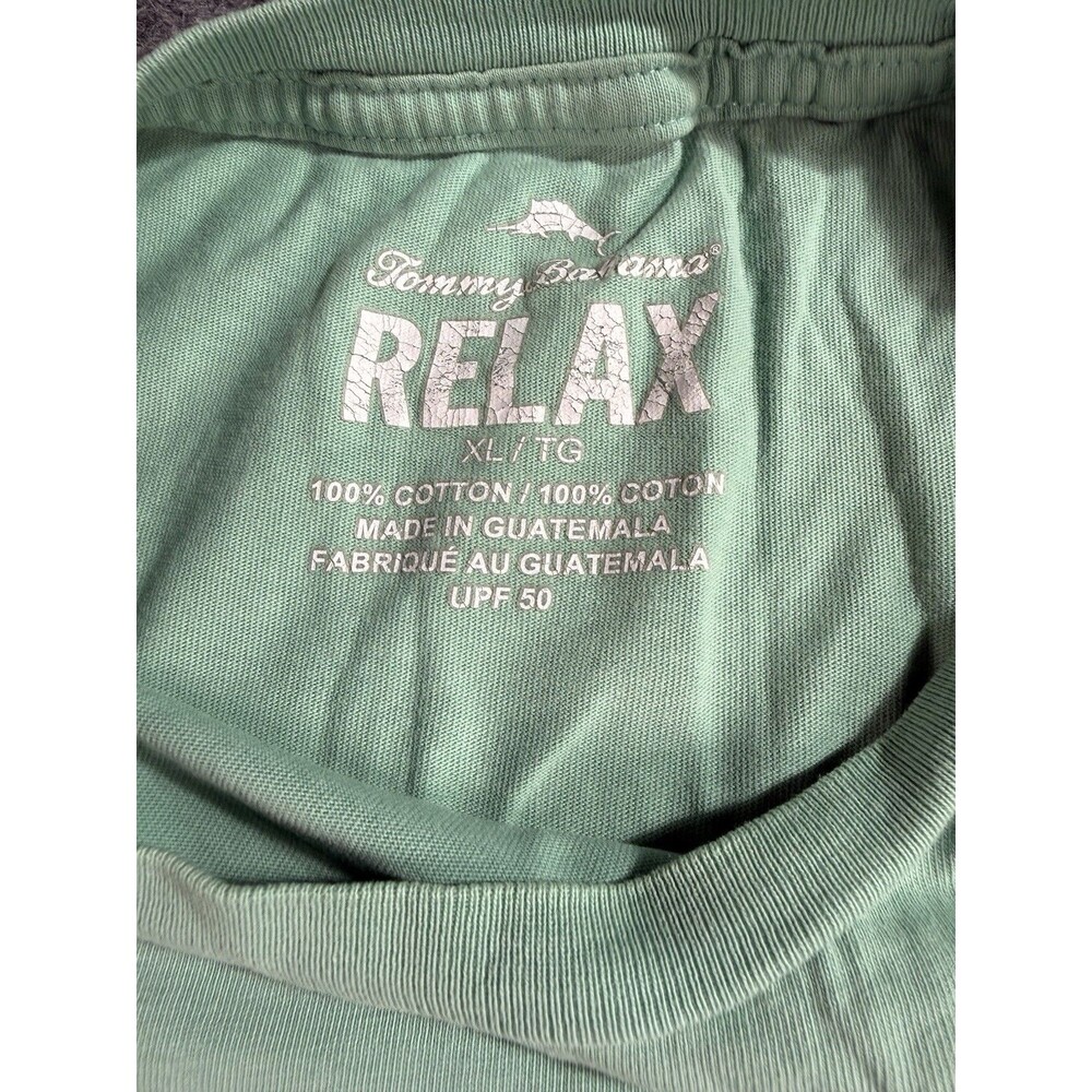 Tommy Bahama Men’s Green Short Sleeve T‑Shirt – Size XL – Cotton/Spandex –Casual - Picture 4 of 6